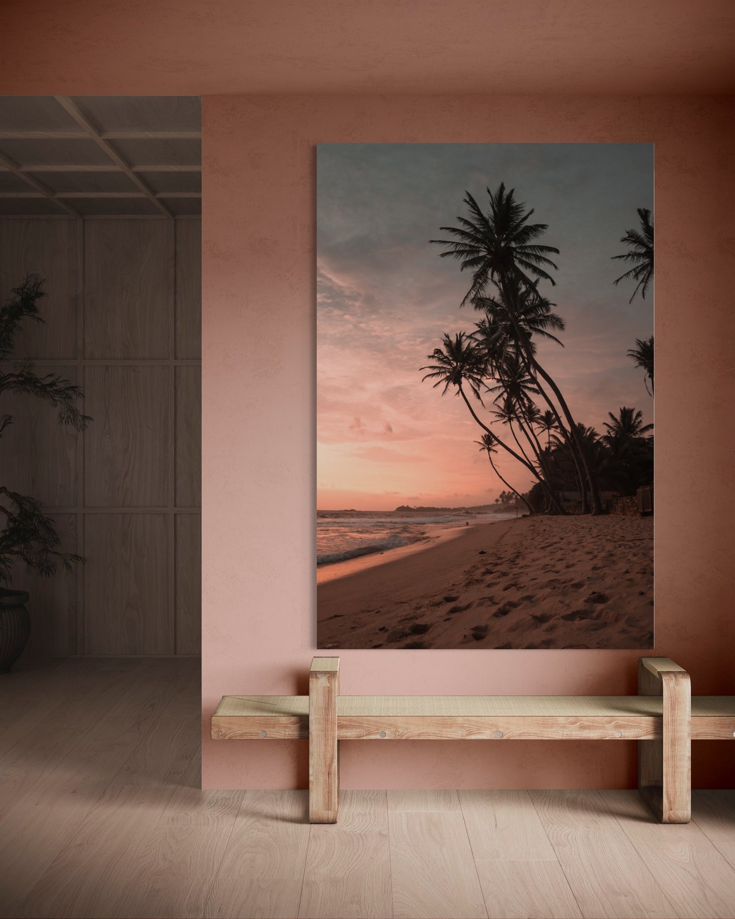 Cuadro decorativo canvas Palmeras 001