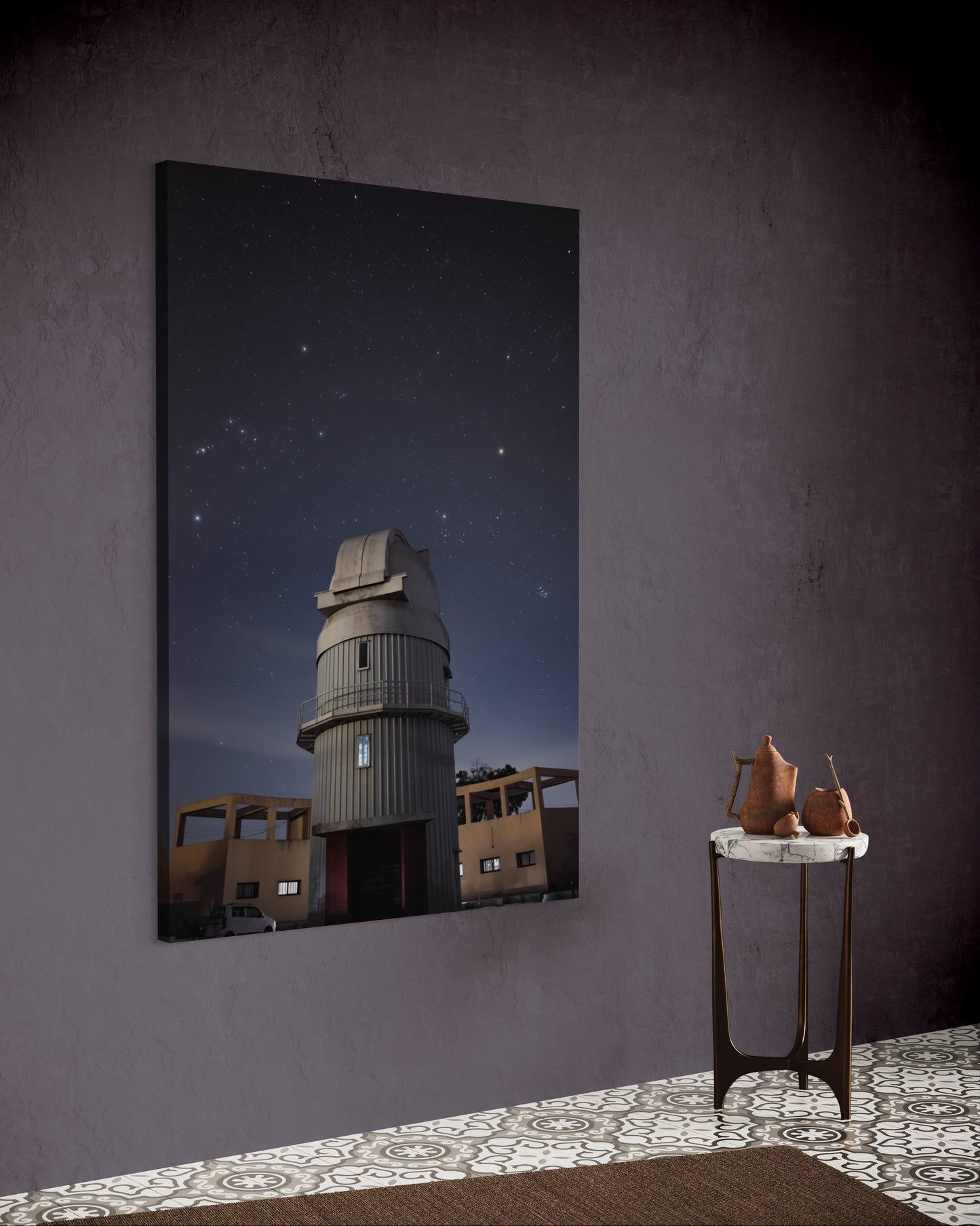 Cuadro decorativo canvas Observatorio 001