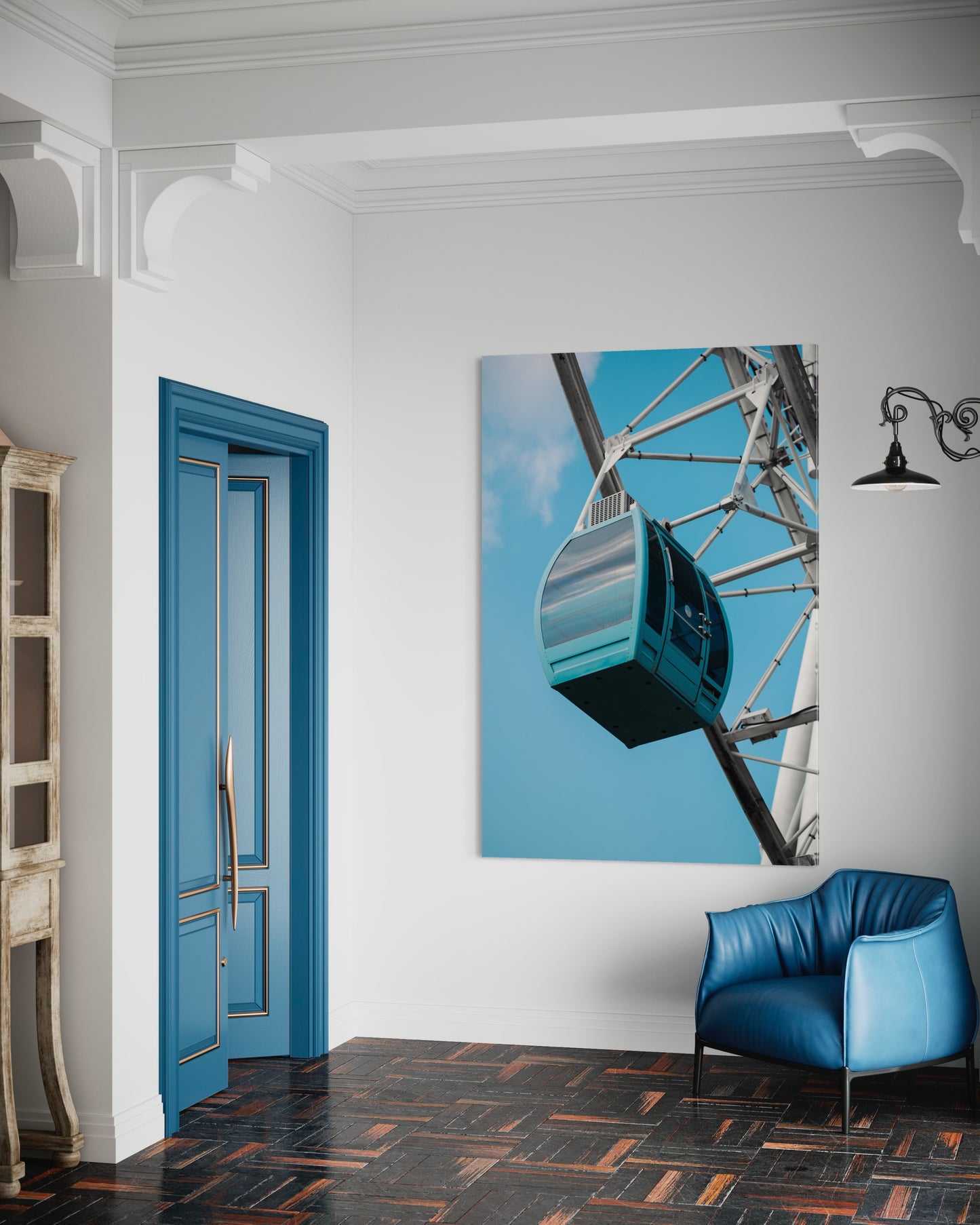 Cuadro decorativo canvas Teleférico 002