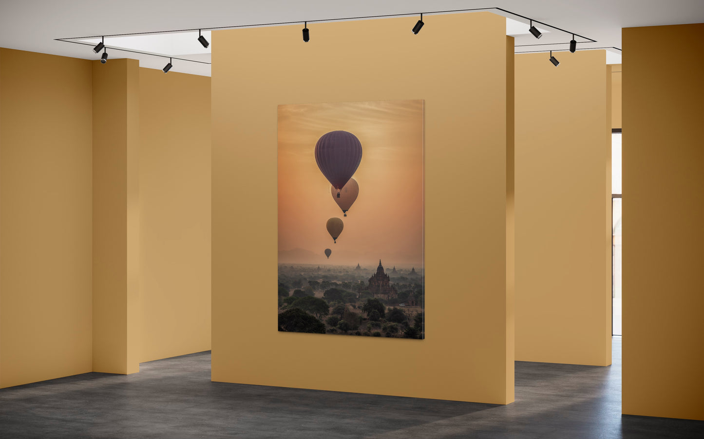 Cuadro decorativo canvas Globo aerostático 001