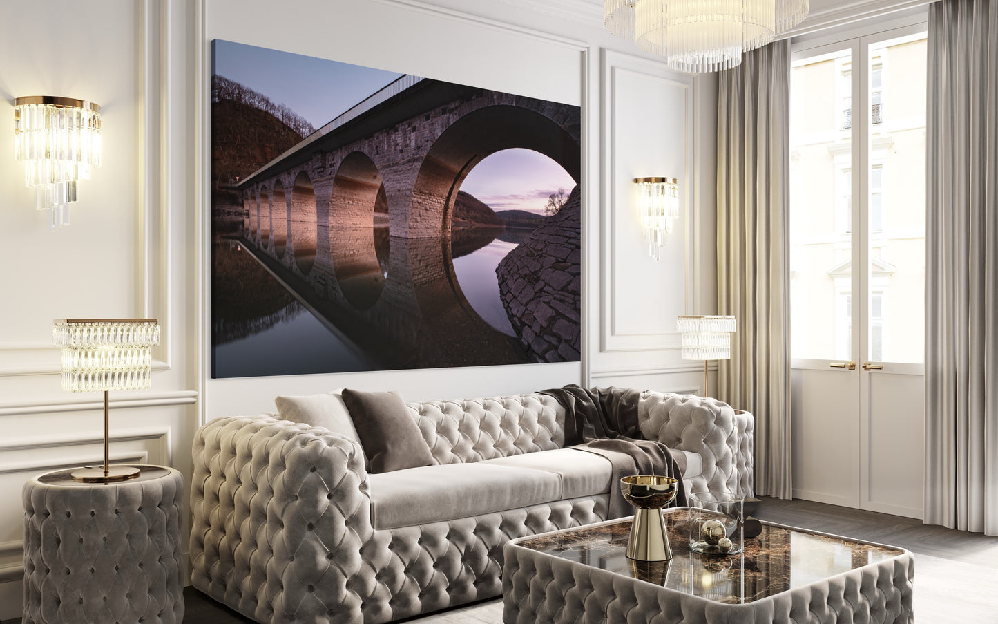 Cuadro decorativo canvas Arquitectura 004