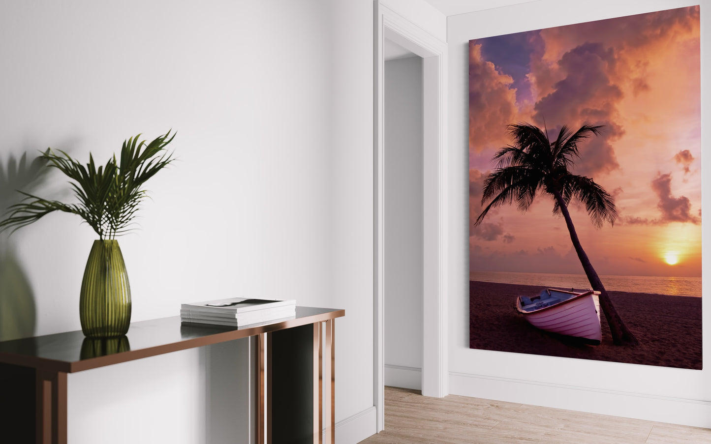 Cuadro decorativo canvas Palmera 002