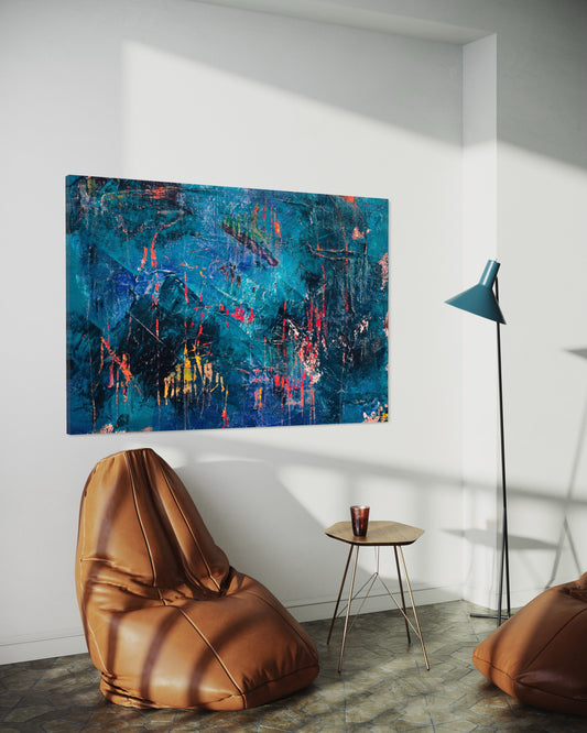 Cuadro decorativo canvas Arte abstracto 001