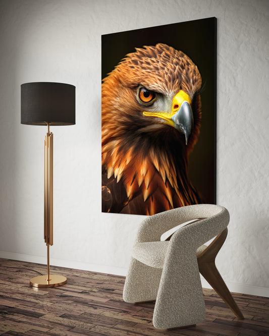 Cuadro decorativo canvas Águila 001