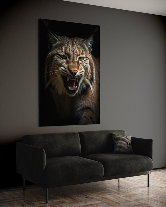 Cuadro decorativo canvas Lince 001
