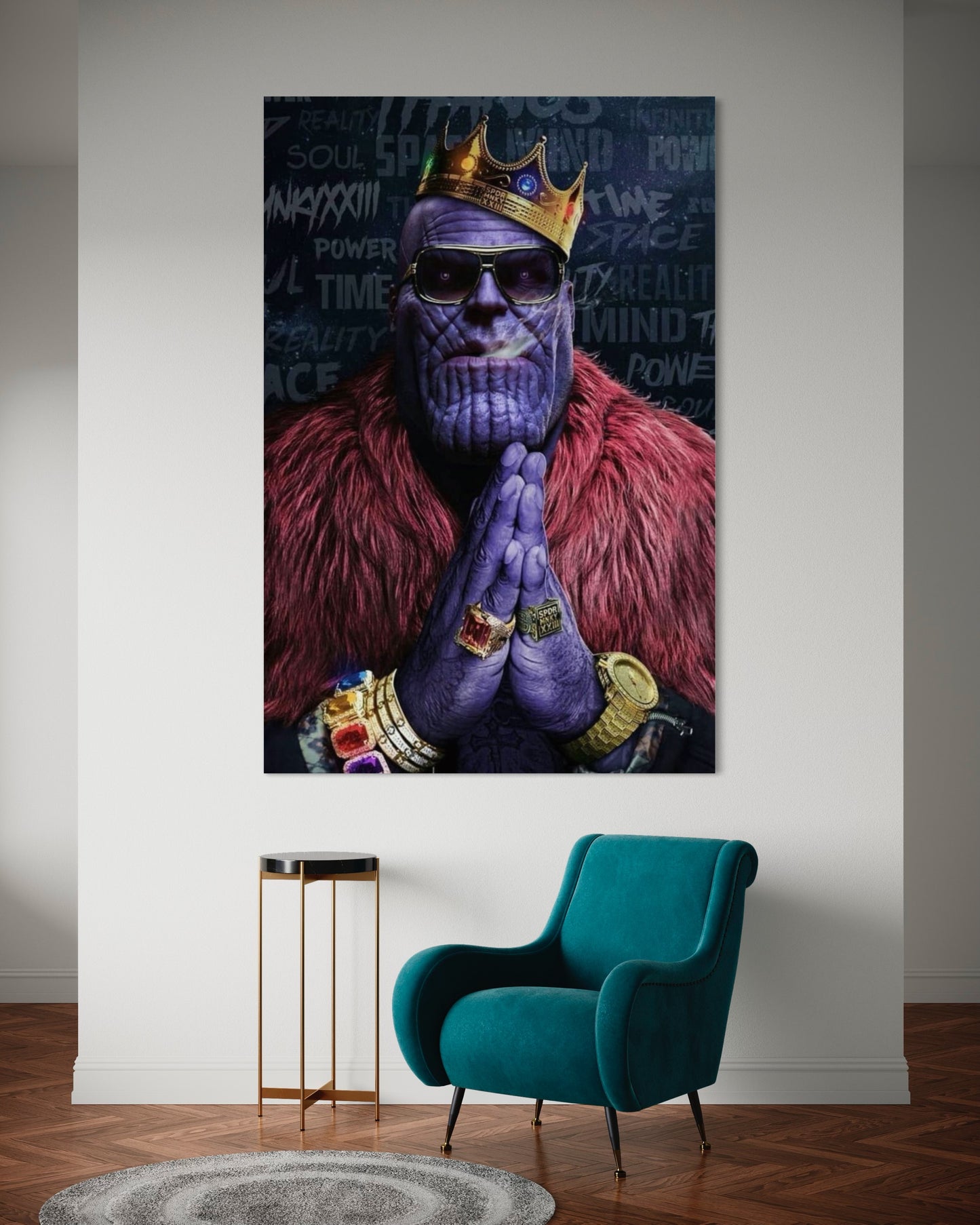 Cuadro decorativo canvas Thanos 001
