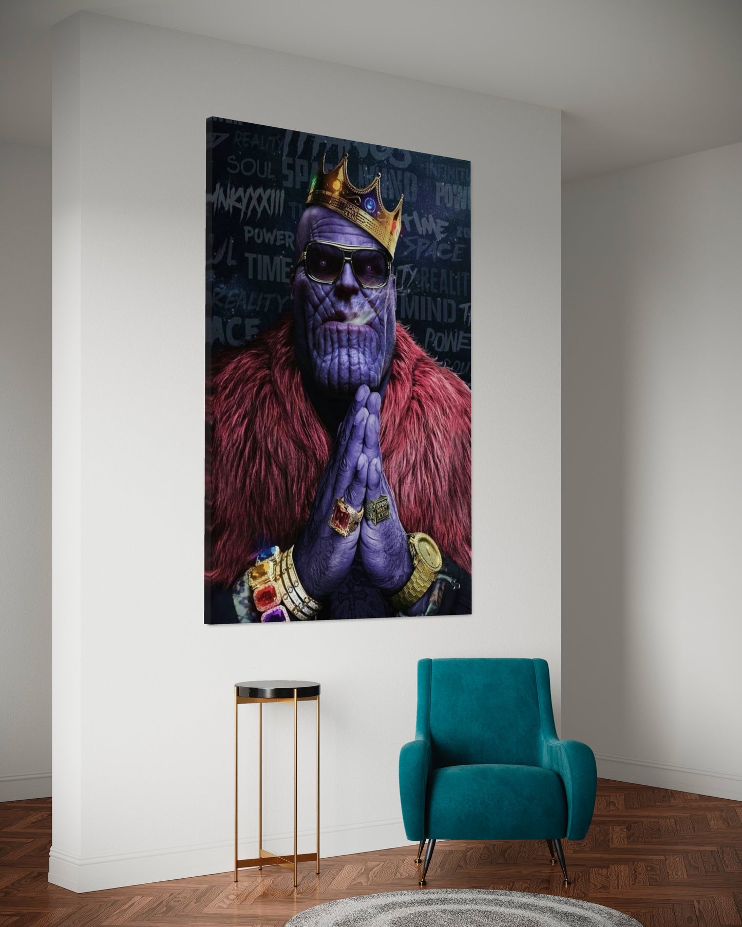 Cuadro decorativo canvas Thanos 001