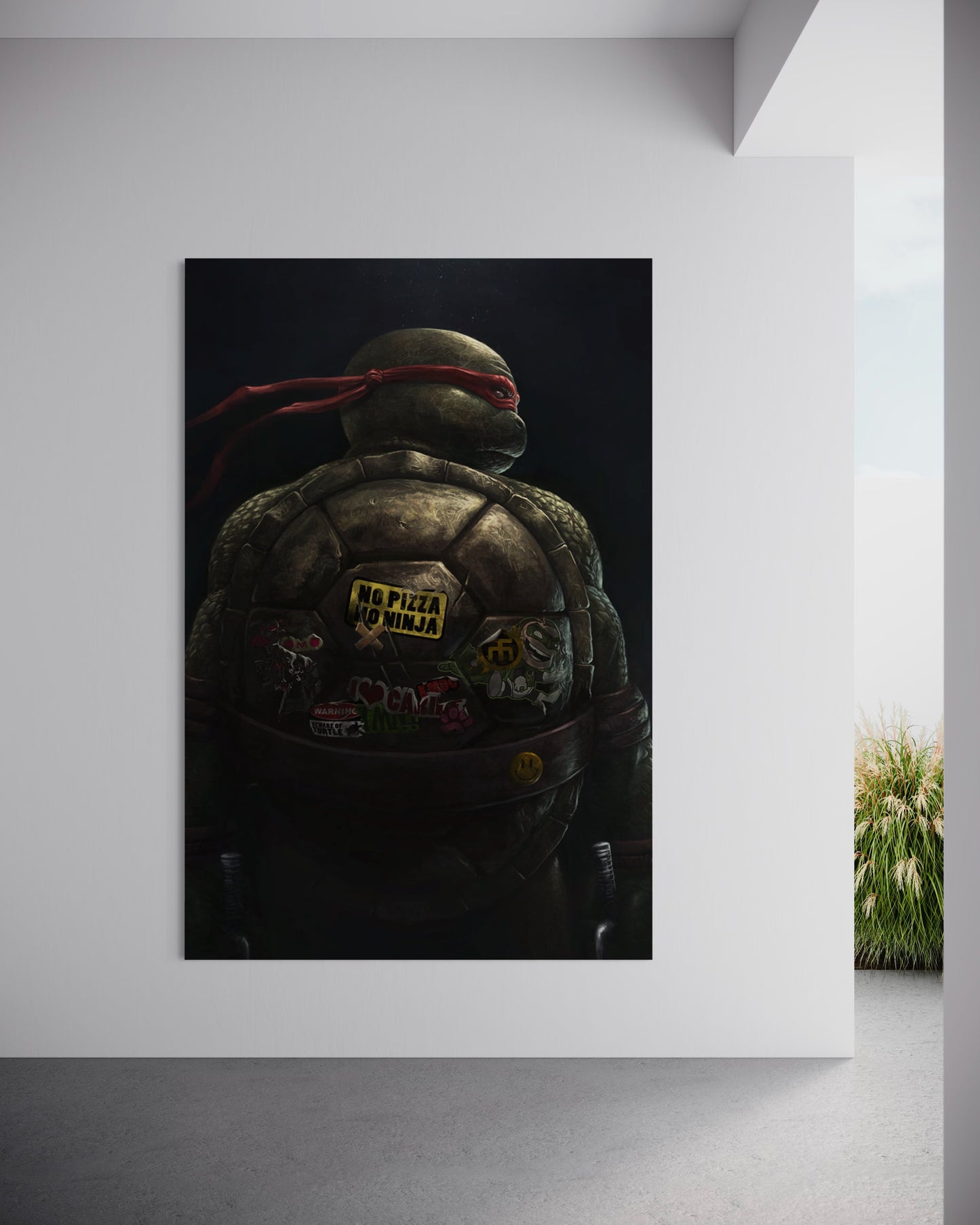 Cuadro decorativo canvas Tortuga Ninja 001