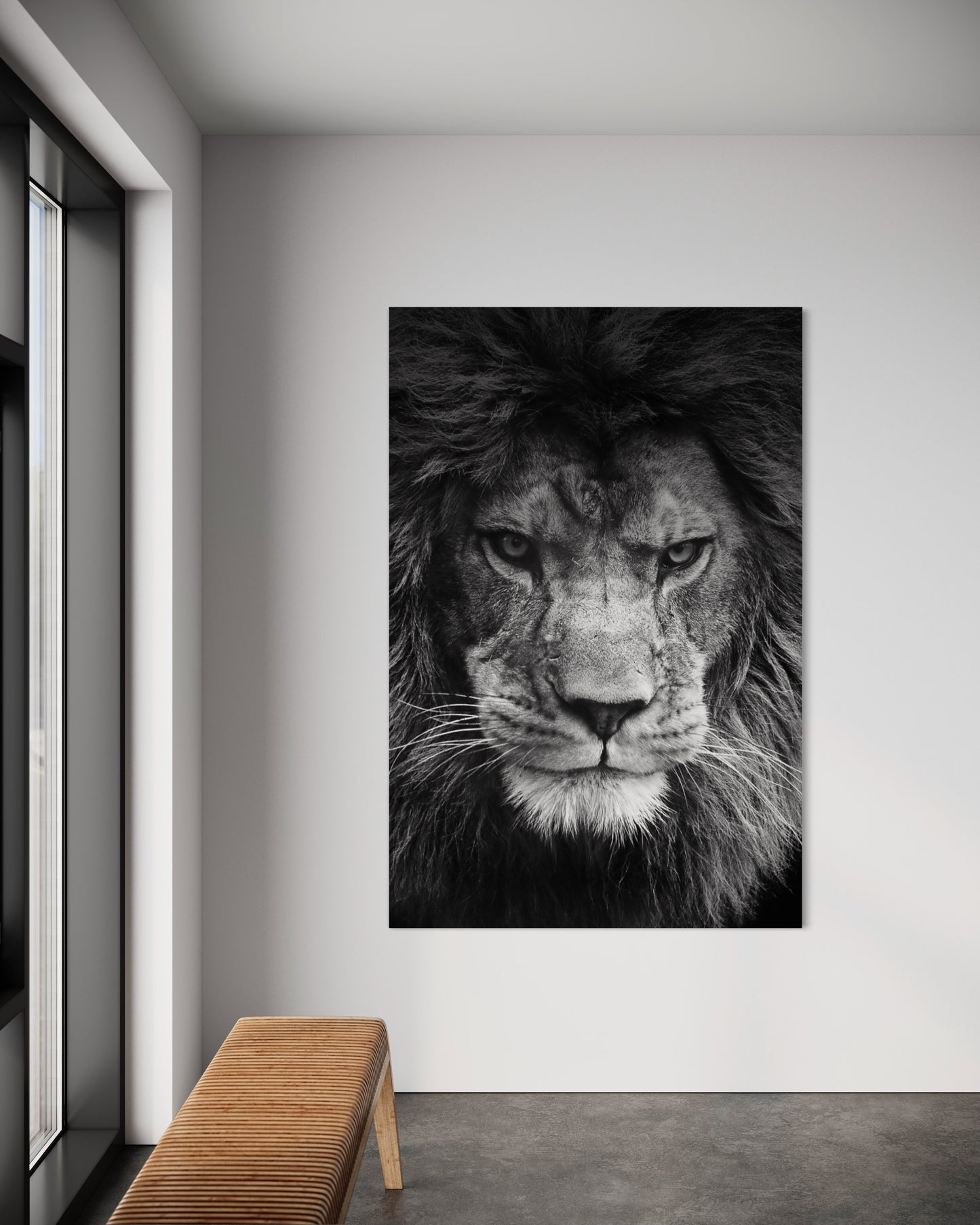 Cuadro decorativo canvas León 001