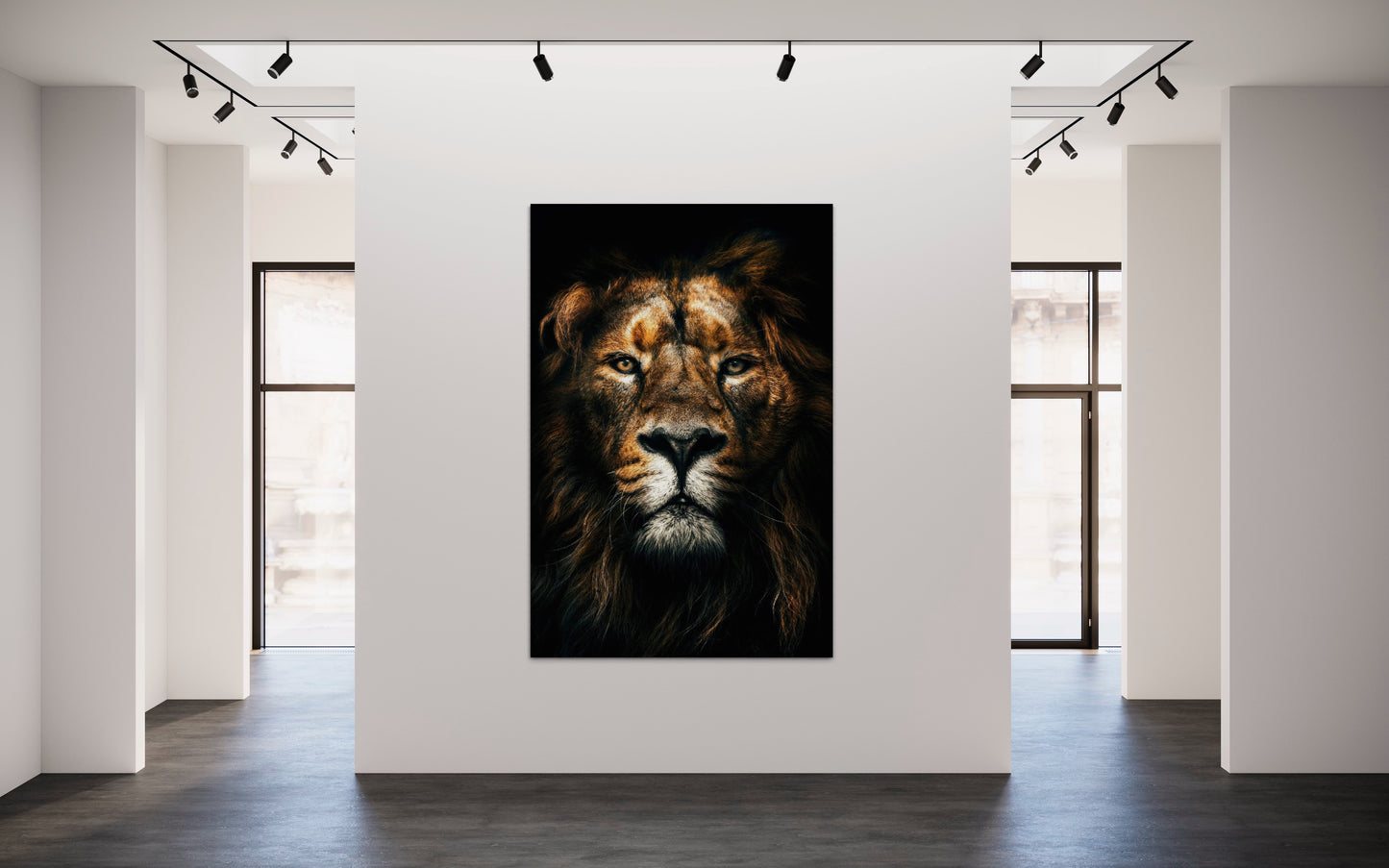 Cuadro decorativo canvas León 007