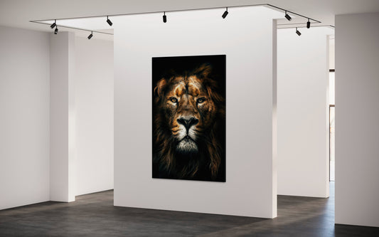 Cuadro decorativo canvas León 007