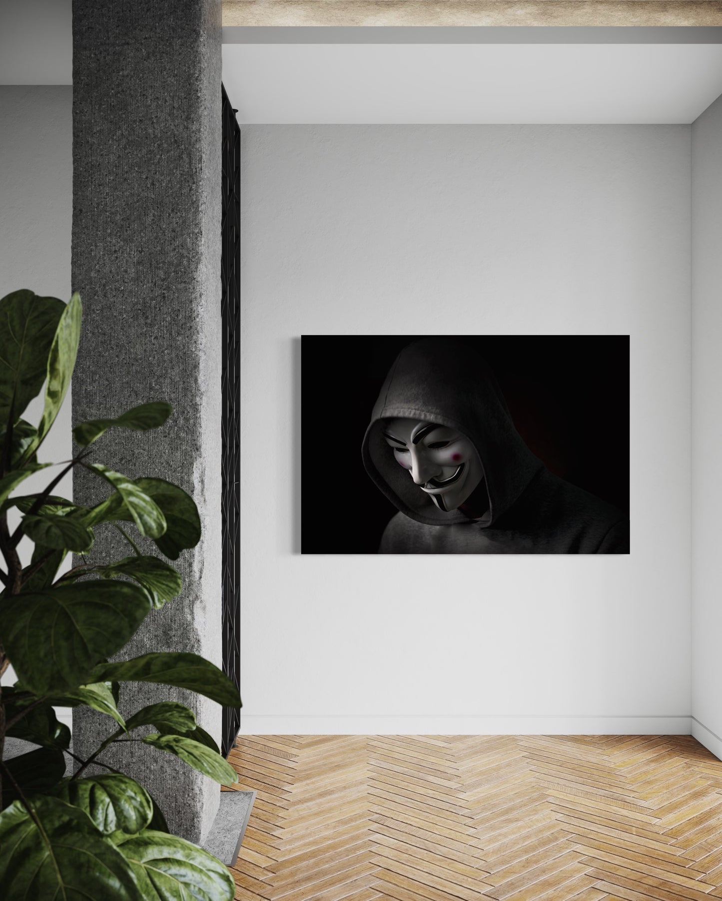 Cuadro decorativo canvas V for Vendetta 002