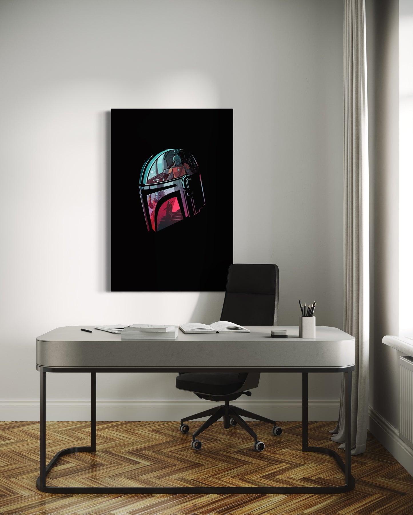 Cuadro decorativo canvas The Mandalorian