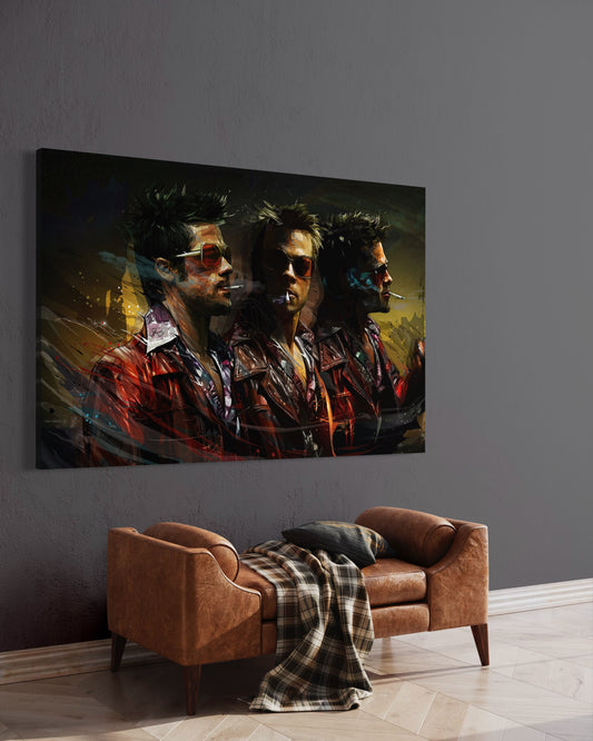 Cuadro decorativo canvas The fight club 002