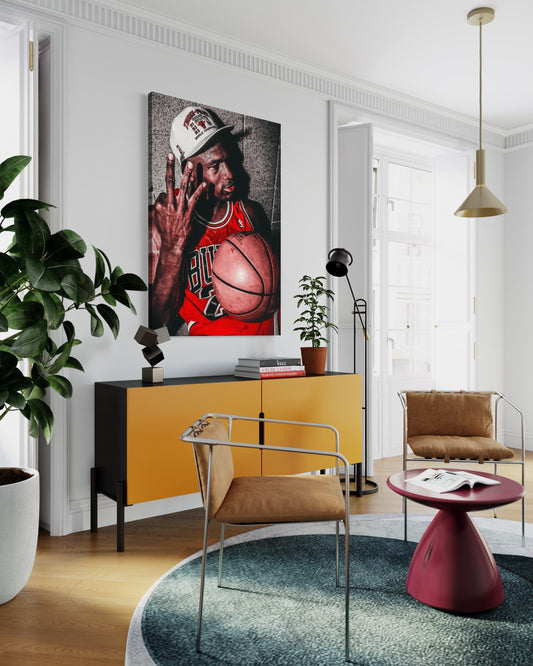 Cuadro decorativo canvas Jordan 002