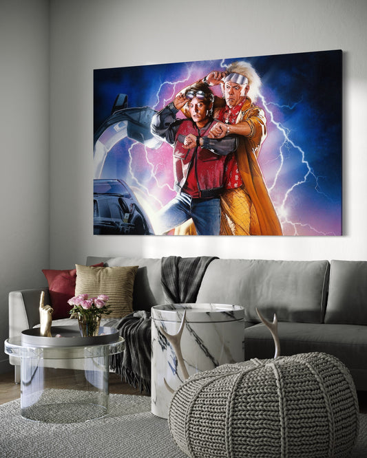 Cuadro decorativo canvas Back to the future 002