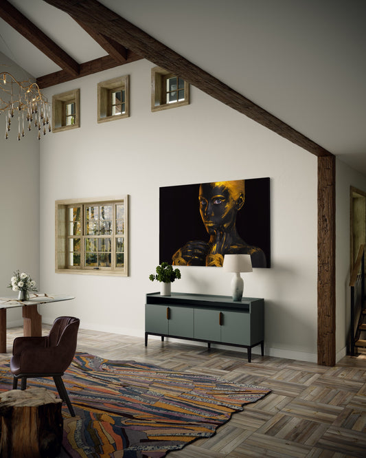 Cuadro decorativo canvas Mujer 015