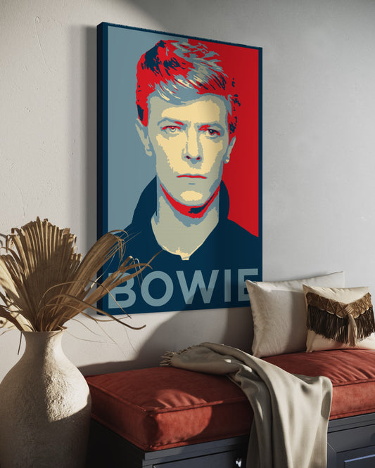 Cuadro decorativo canvas Bowie 002