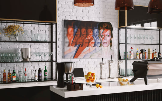 Cuadro decorativo canvas Bowie 001