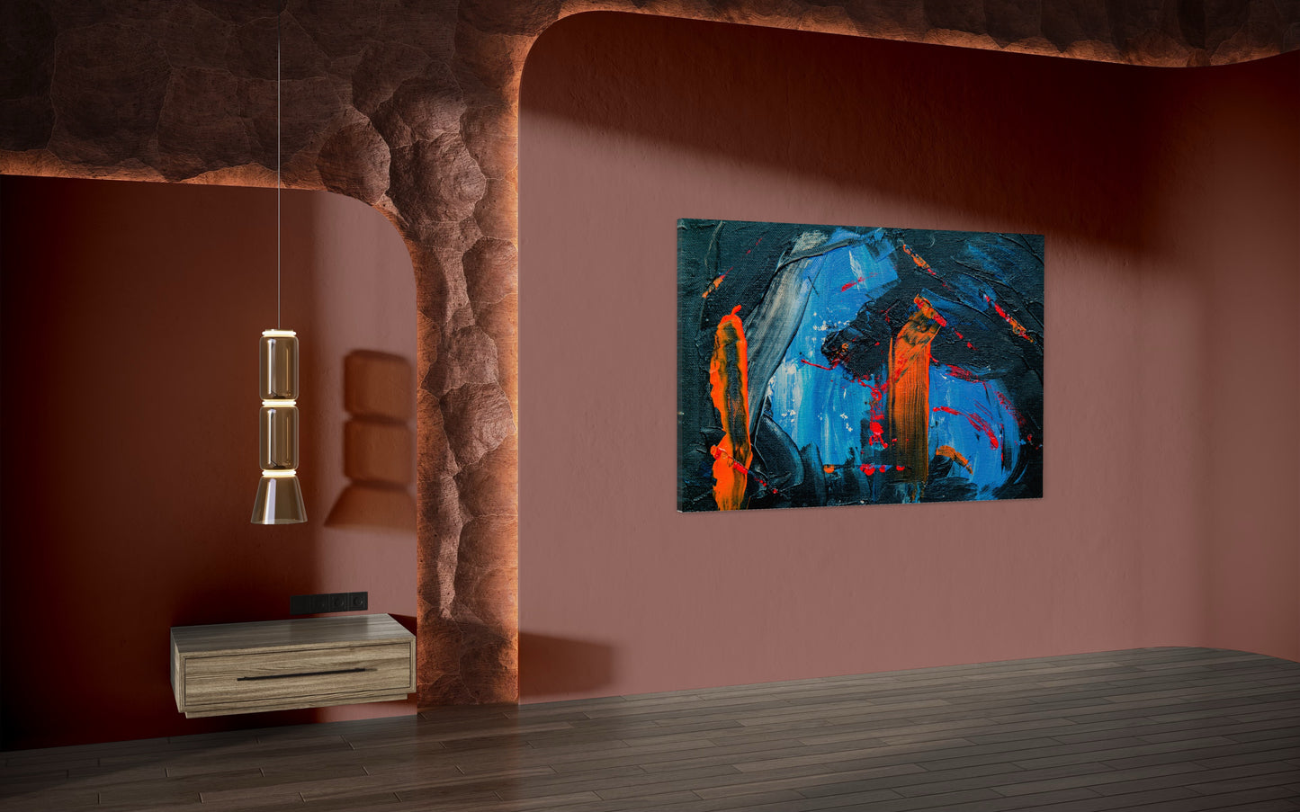 Cuadro decorativo canvas Arte abstracto 022