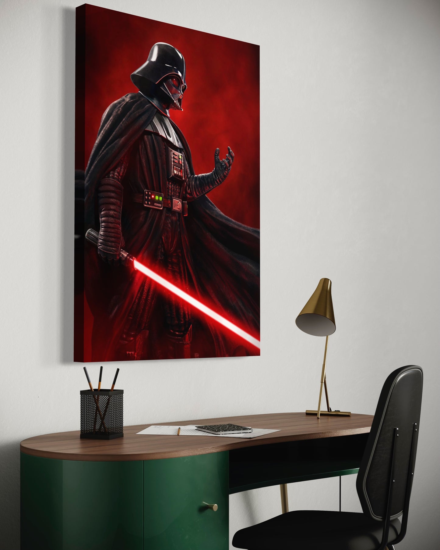 Cuadro decorativo canvas Darth Vader 002