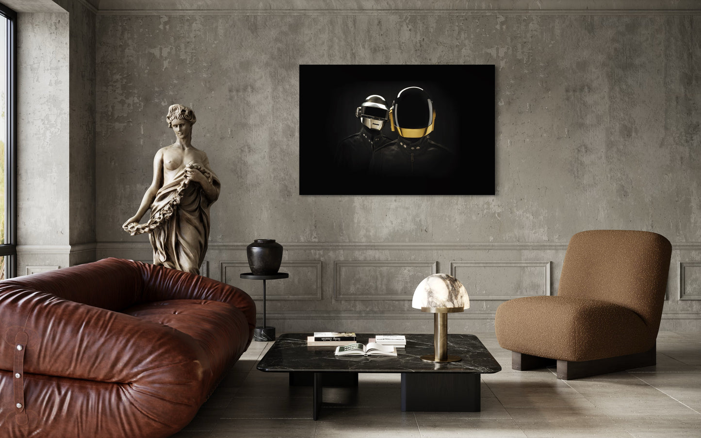 Cuadro decorativo canvas Daft Punk 001
