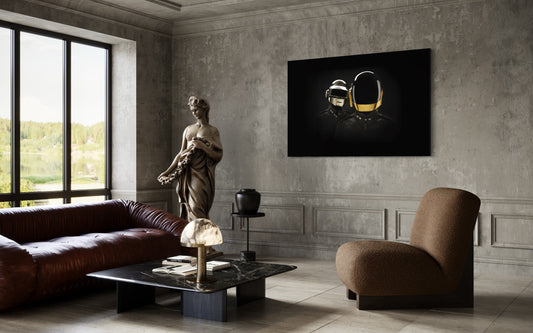 Cuadro decorativo canvas Daft Punk 001