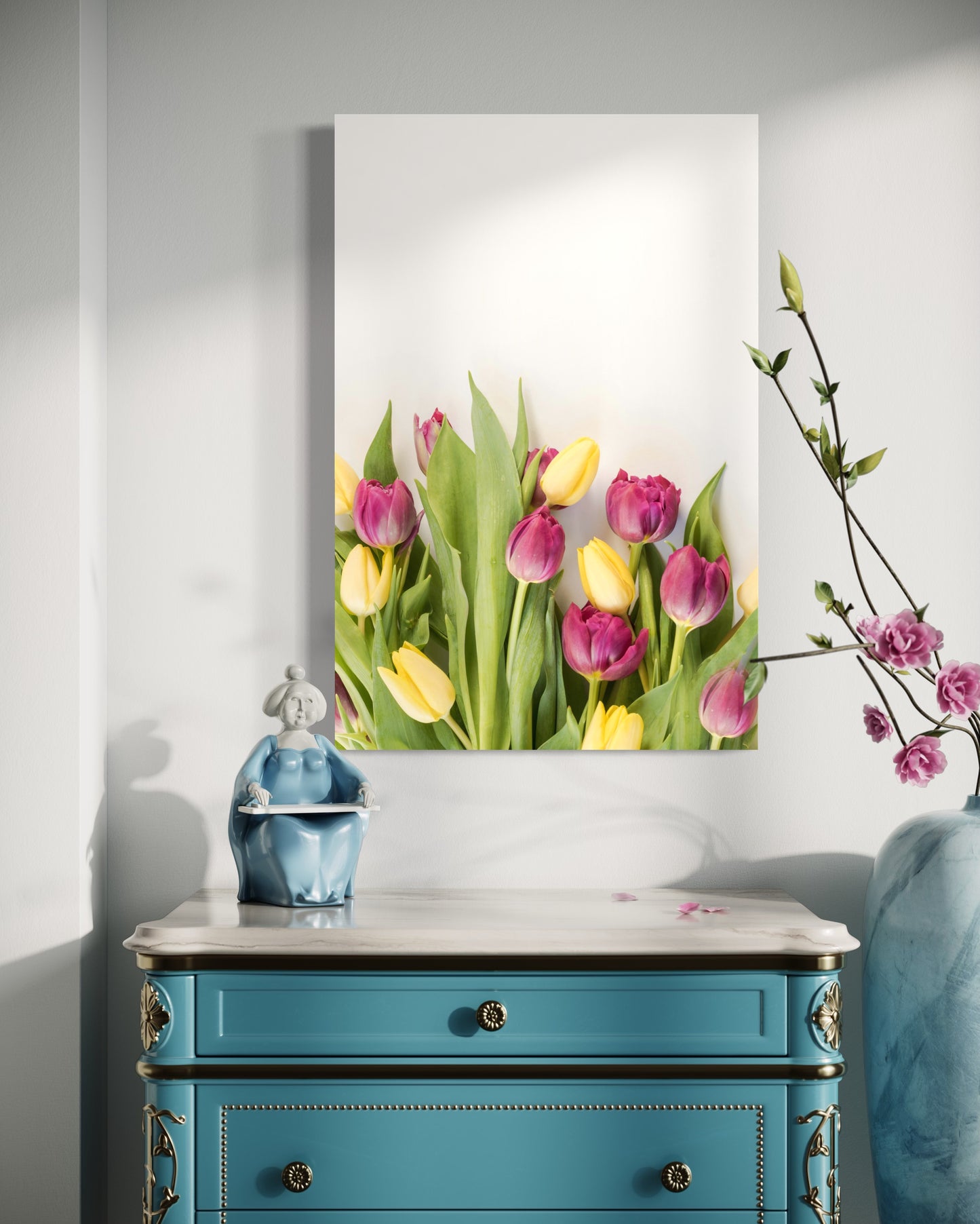 Cuadro decorativo canvas Flores 002