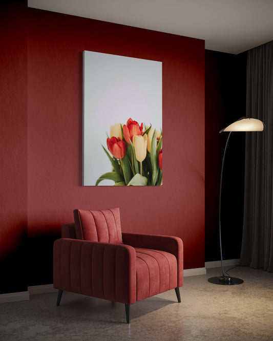 Cuadro decorativo canvas Flores 003