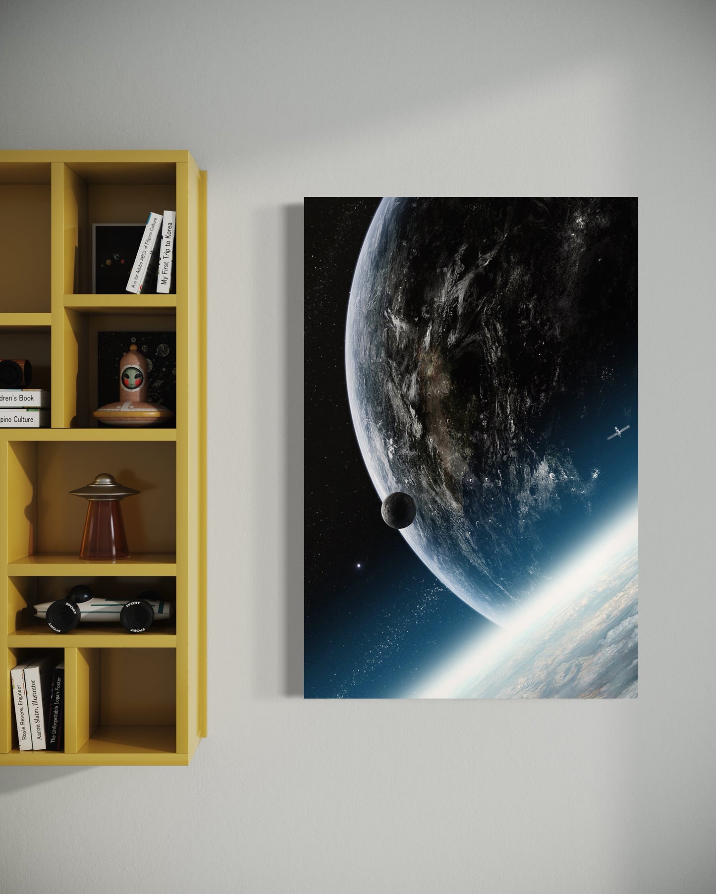 Cuadro decorativo canvas Espacio 001