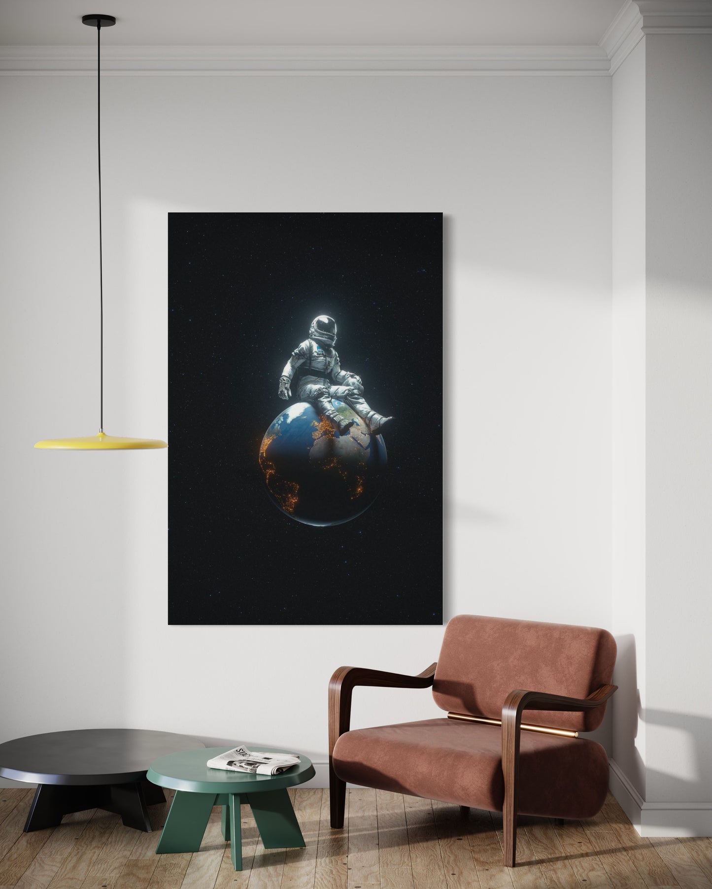 Cuadro decorativo canvas Astronauta 007