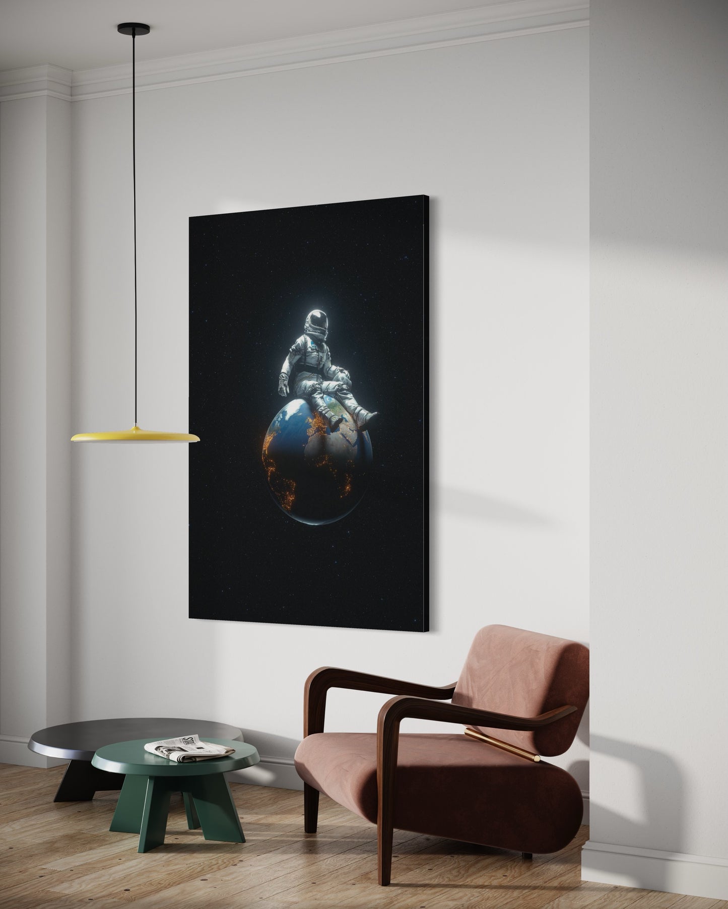 Cuadro decorativo canvas Astronauta 007