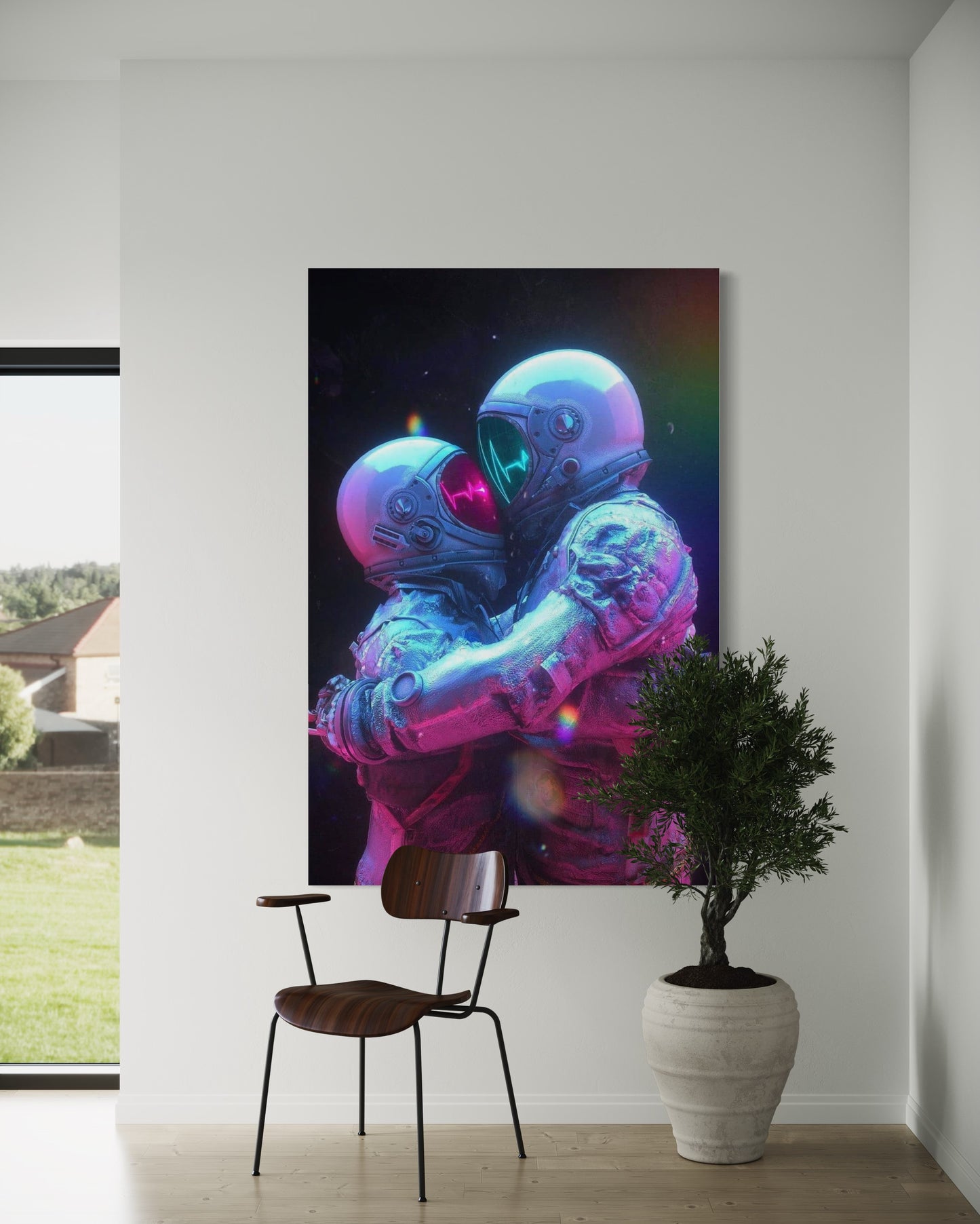 Cuadro decorativo canvas Astronauta 005