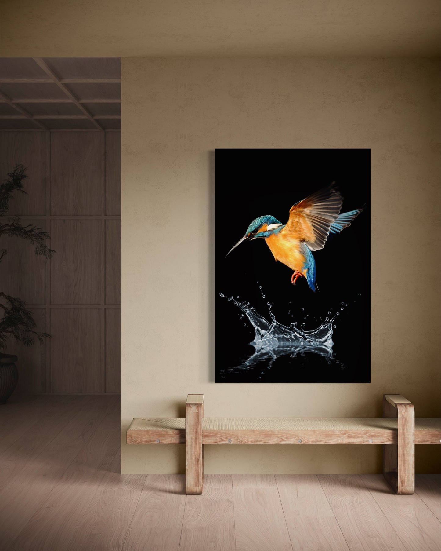 Cuadro decorativo canvas Colibrí 001