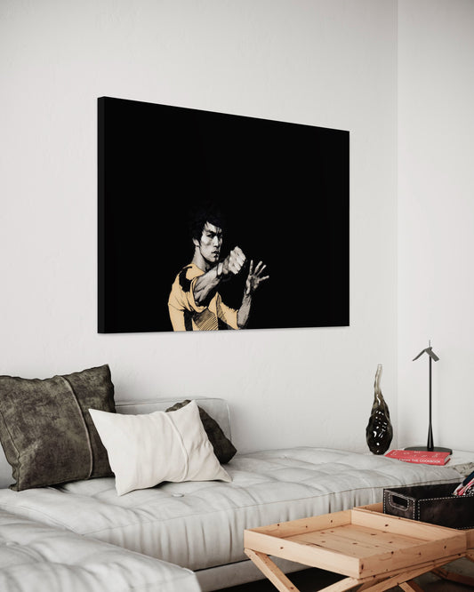 Cuadro decorativo canvas Bruce Lee 002