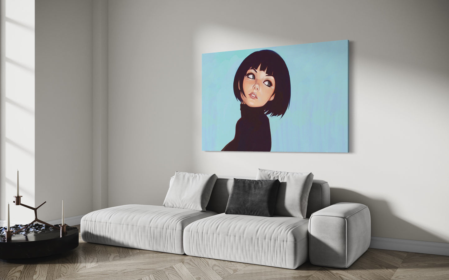 Cuadro decorativo canvas Mujer 016