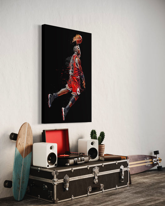 Cuadro decorativo canvas Jordan 004