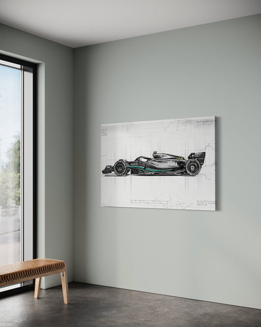 Cuadro decorativo canvas Petronas 001