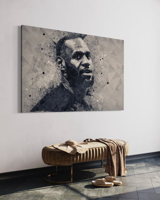 Cuadro decorativo canvas LeBron 001