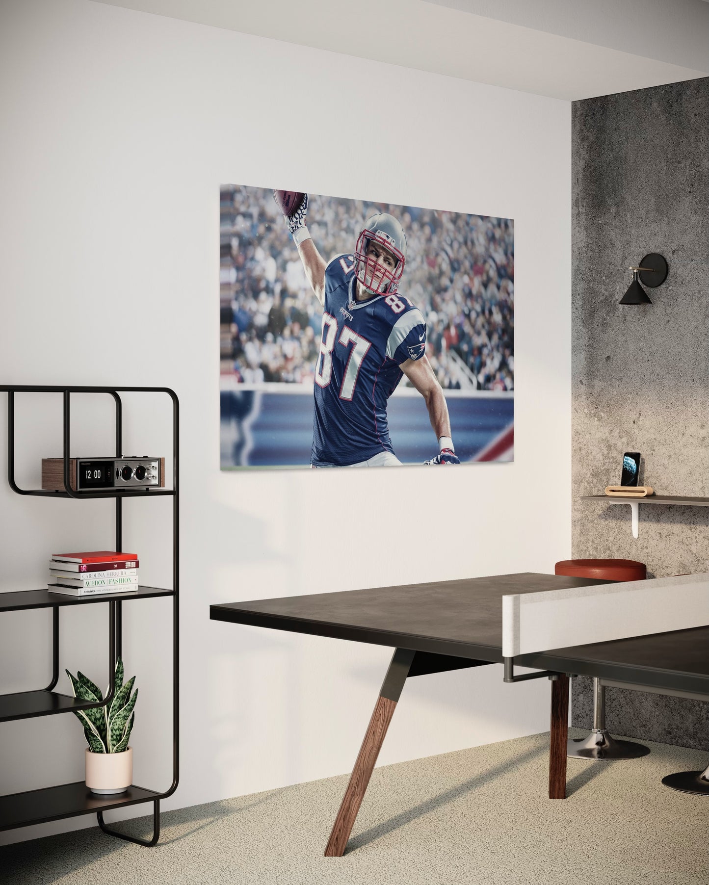 Cuadro decorativo canvas Jugador de Americano 002