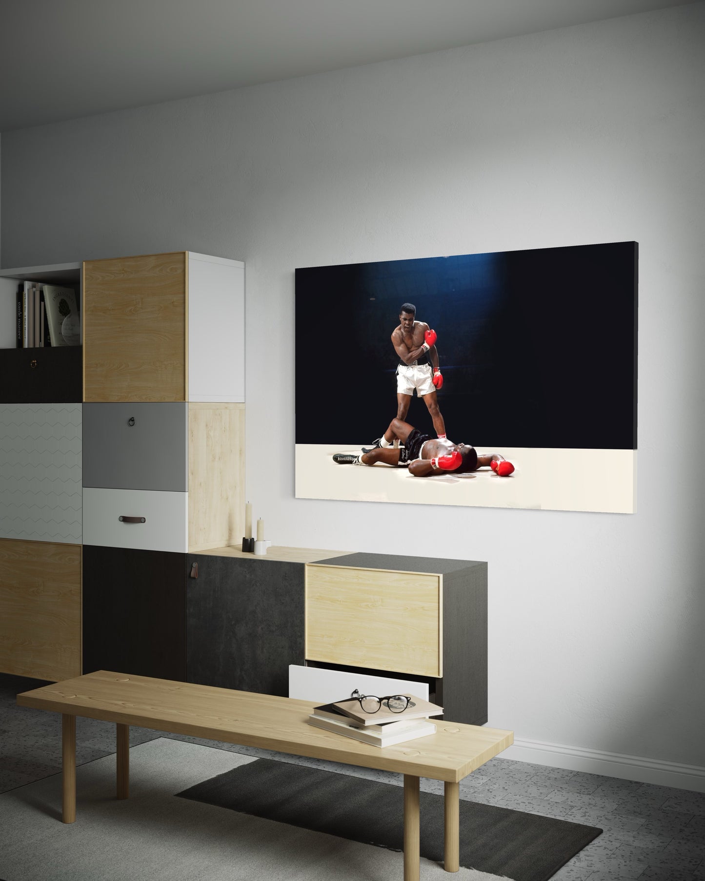 Cuadro decorativo canvas Ali 001