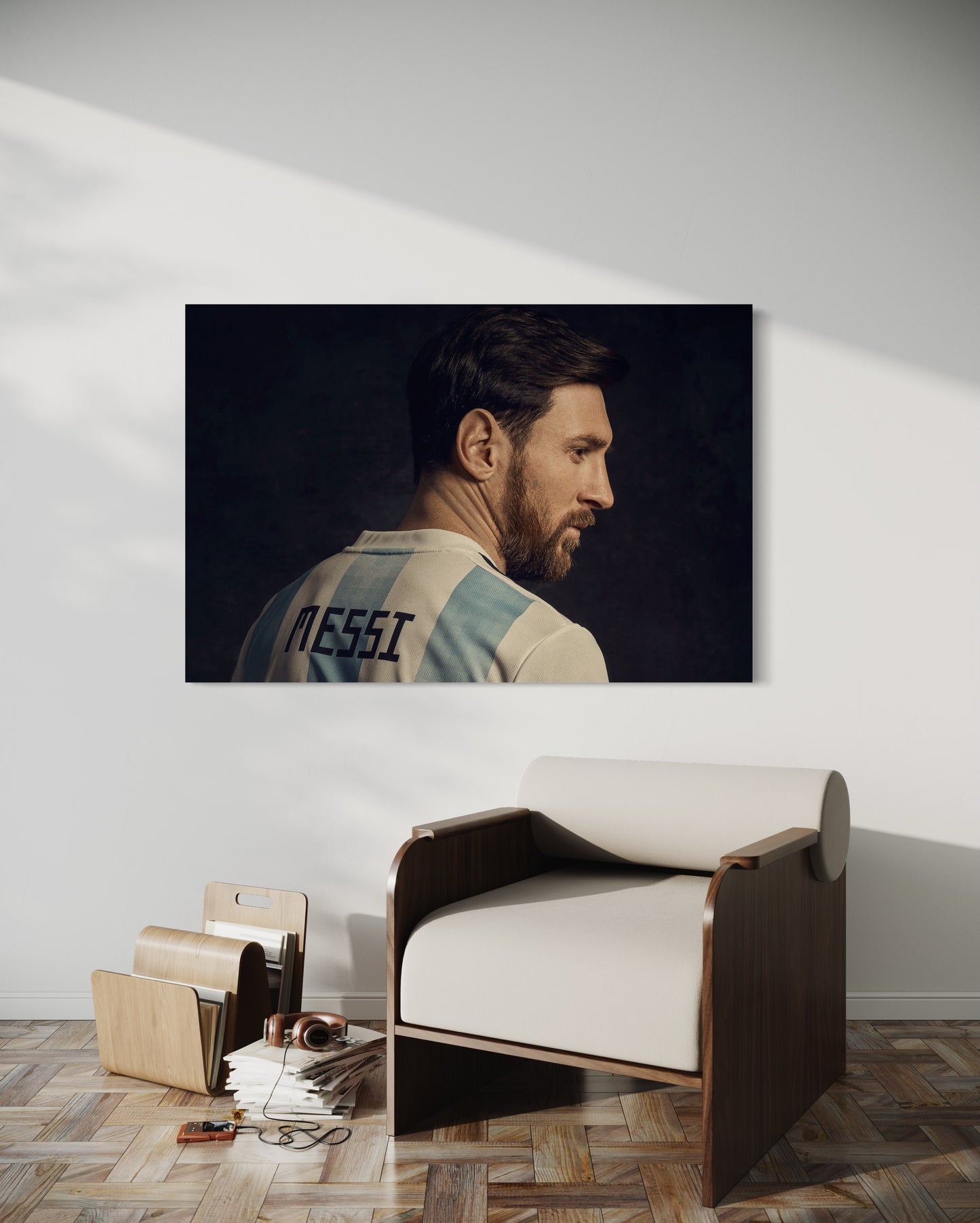 Cuadro decorativo canvas Messi 003