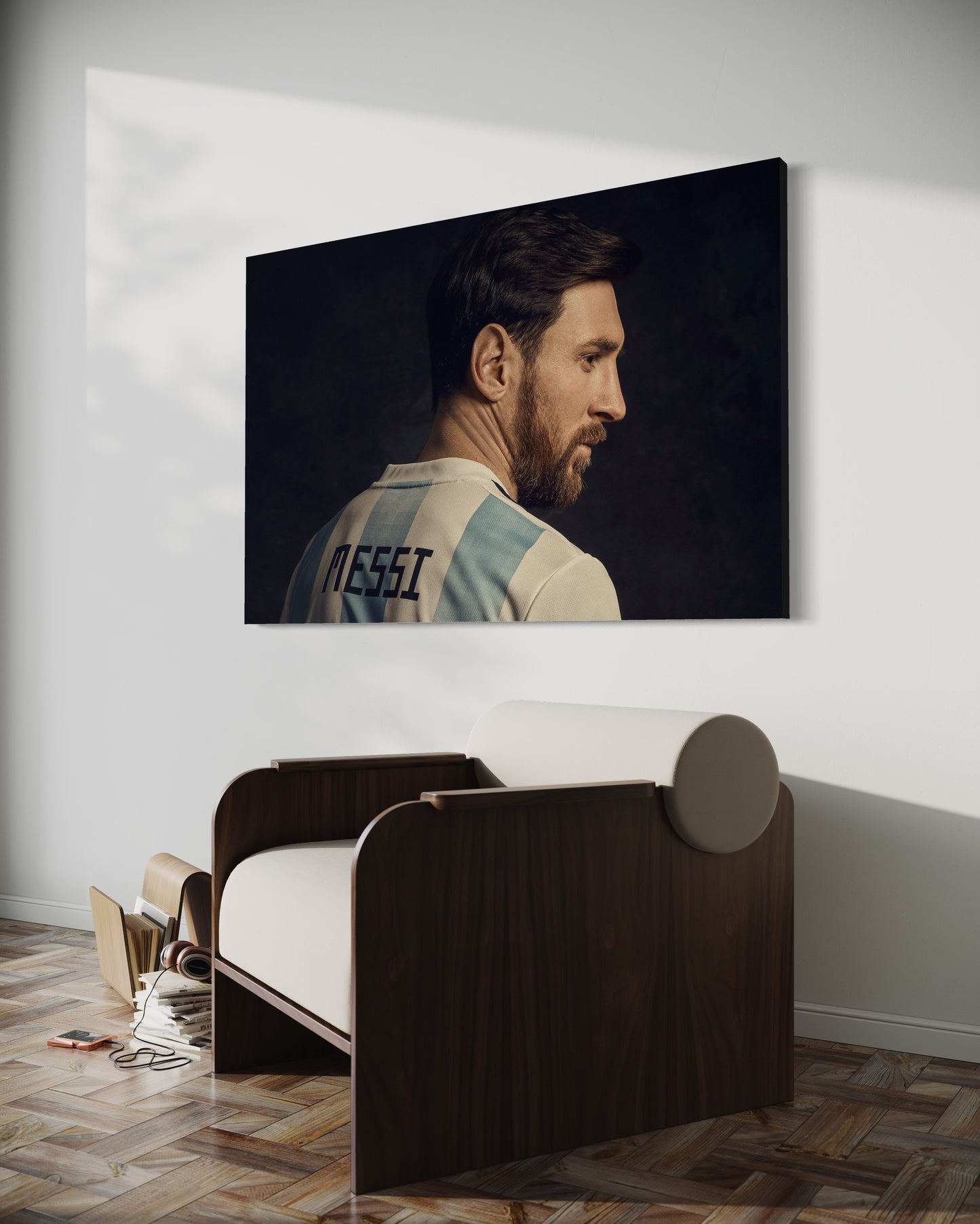 Cuadro decorativo canvas Messi 003