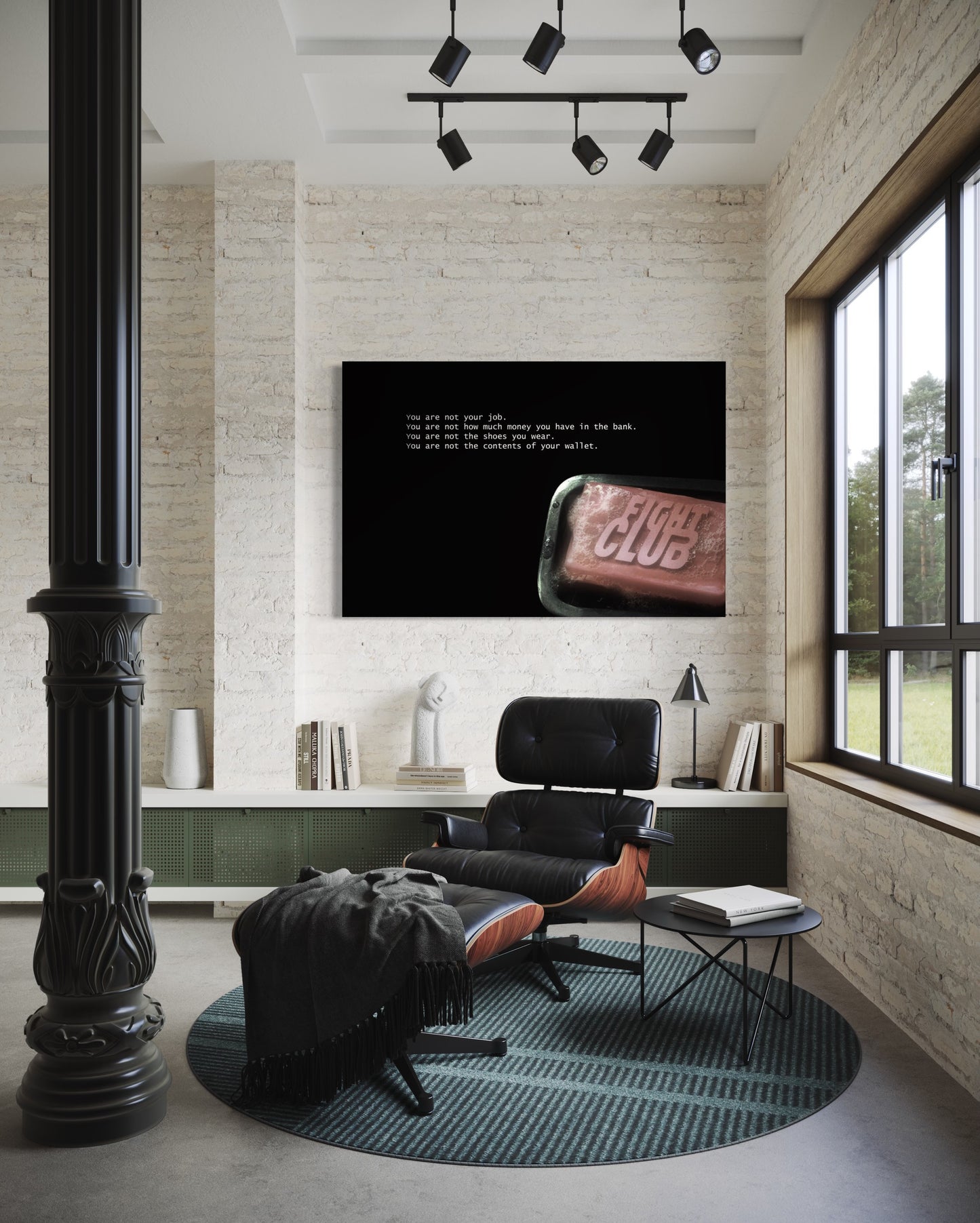 Cuadro decorativo canvas The fight club 004