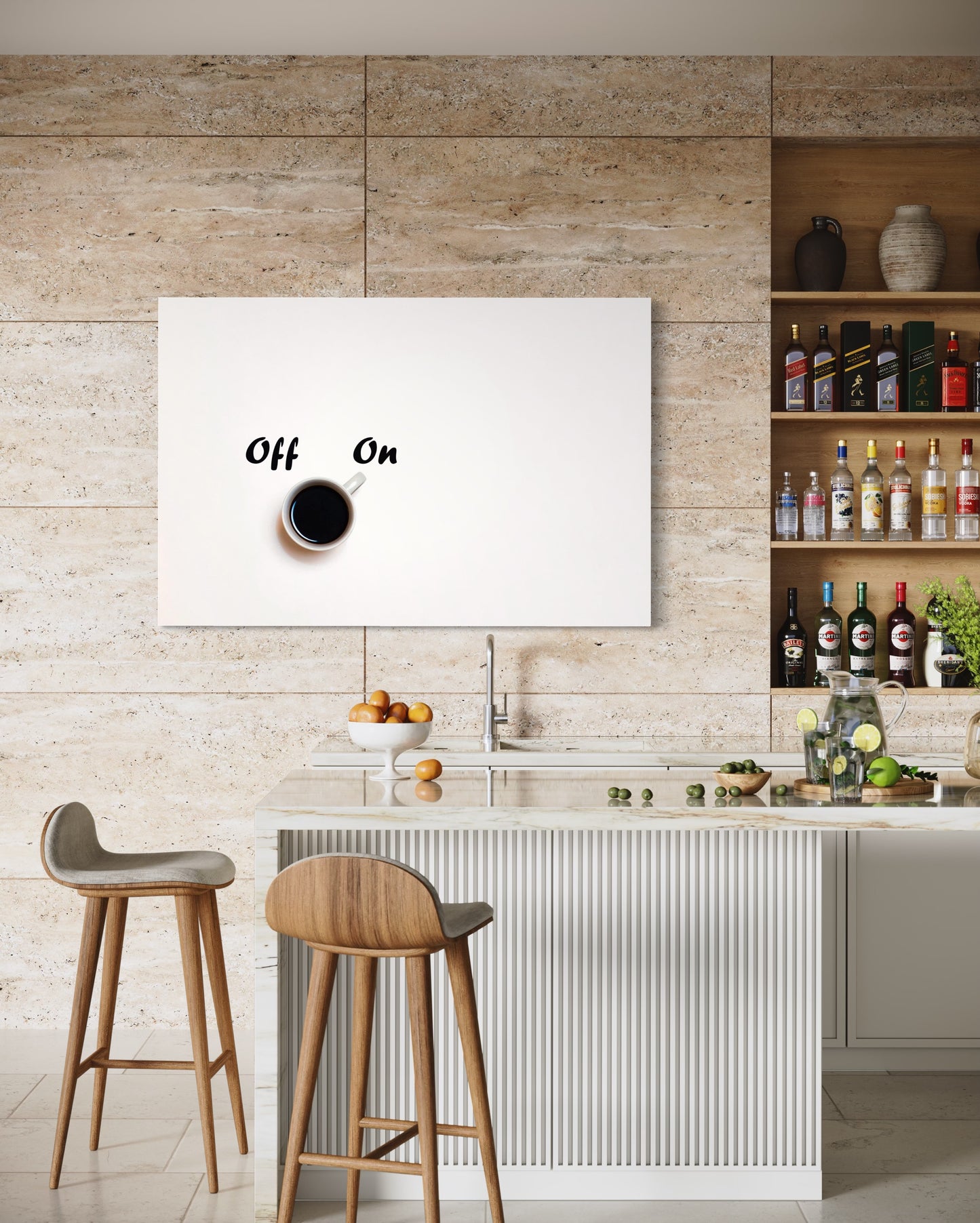 Cuadro decorativo canvas On - Off