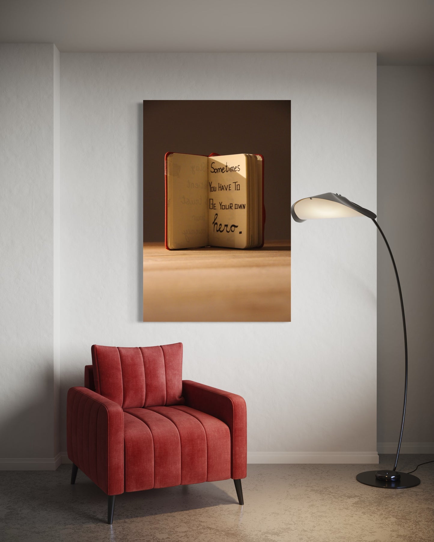 Cuadro decorativo canvas Be your own hero