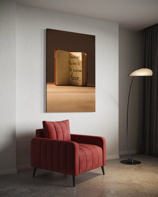 Cuadro decorativo canvas Be your own hero