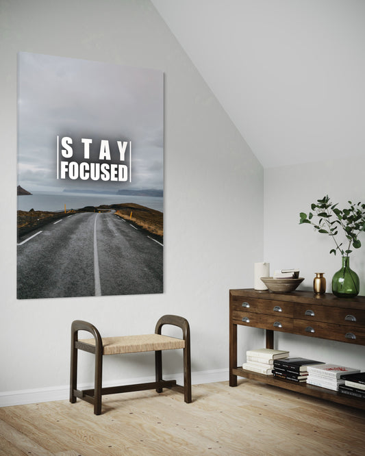 Cuadro decorativo canvas Stay focused