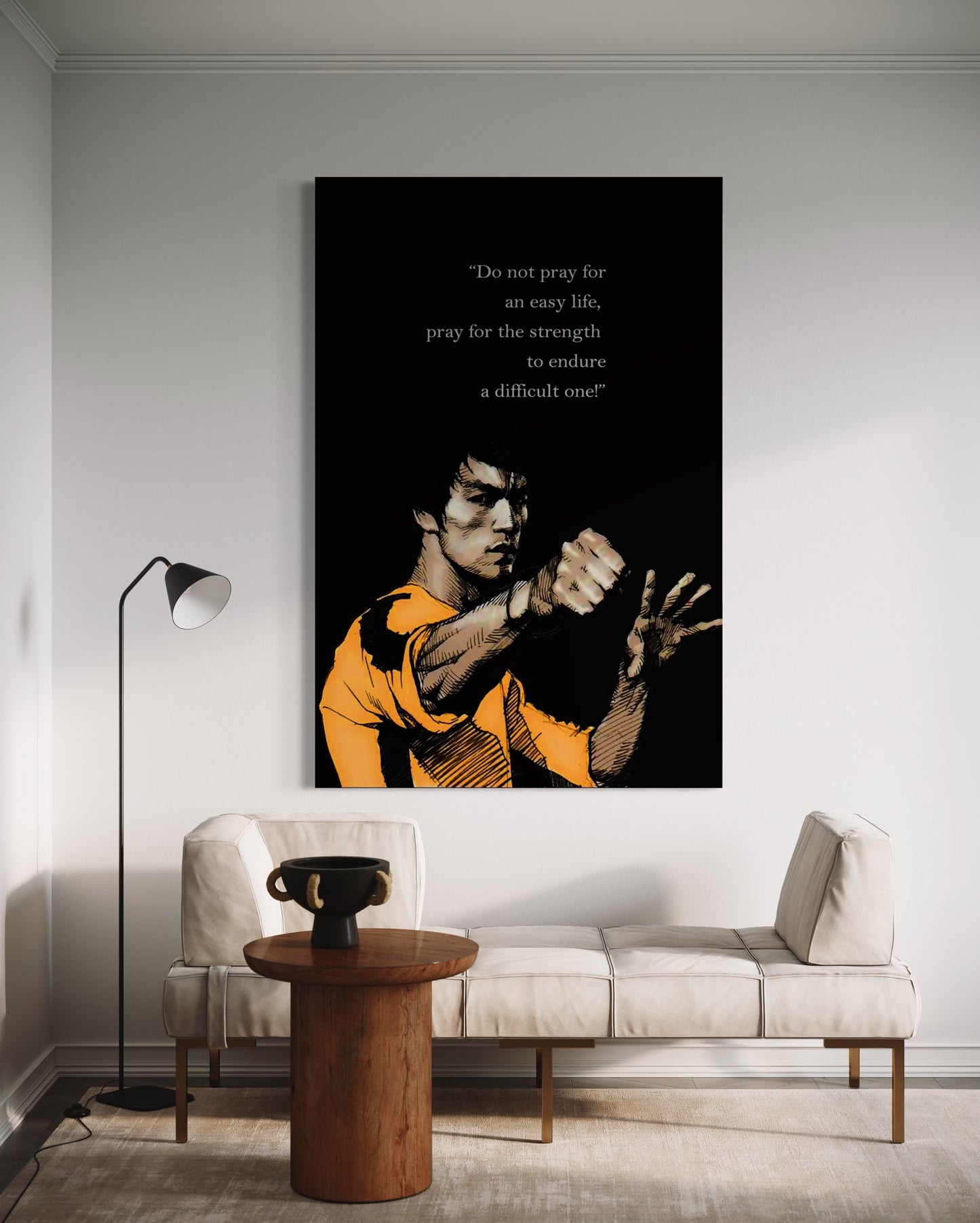 Cuadro decorativo canvas Bruce Lee 004