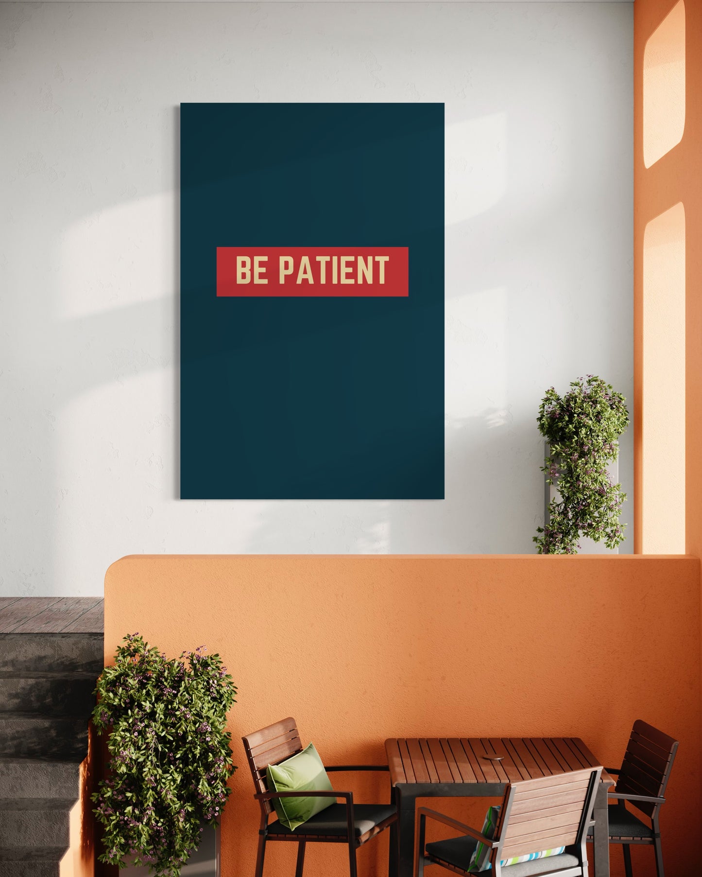 Cuadro decorativo canvas Be patient